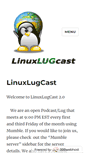 Mobile Screenshot of linuxlugcast.com